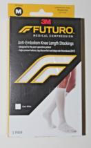 3M FUTURO Unisex Compression Socks , Size: medium ,  color: white - $18.99
