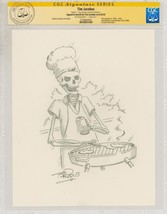 CGC SS Tim Jacobus SIGNED Goosebumps Original Art Sketch Stine Say Cheese &amp; Die! - £154.79 GBP
