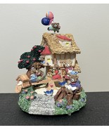 Classic Treasures Musical Animated Bears Playhouse Figurine - £46.93 GBP