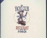 The Yacht Club Restaurant on Tellico Lake Menu Loudon Tennessee 1990&#39;s - $17.82