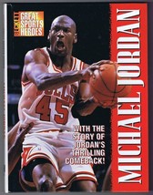 ORIGINAL Vintage 1995 Beckett Great Sport Heroes Michael Jordan Hardcove... - $24.74