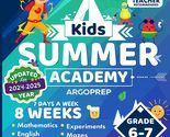 Kids Summer Academy by ArgoPrep - Grades 6-7: 8 Weeks of Math, Reading, ... - £3.06 GBP