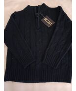Sezzit - Toddler Boy Sweater Turtle Neck Long Sleeve Blue - Size 3T  - $14.00 CAD