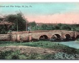 Railroad and Pike Bridge Mt Joy Pennsylvana PA UNP Unused DB Postcard T2 - $17.03