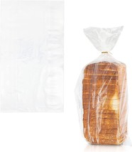 Clear Gusseted Poly Bags Bakery Bread Bags 0.65 mil 1000 Pack - $86.80+