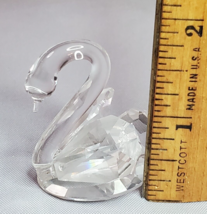 The Crystal ZOO Swan Figurine 1-5/8&quot; Bird 1980s Vintage No Box Austria - £14.99 GBP