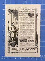 Vintage Print Ad Freed-Eisemann Radio Abraham Lincoln Abe Brooklyn NY 10... - $13.71
