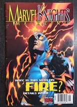 MARVEL KNIGHTS MAGAZINE #4 MCU 2001 CAPTAIN AMERICA, DAREDEVIL, PUNISHER FN - $56.27 MXN
