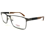 Carrera Eyeglasses Frames CA 8822 TZZ Brown Gunmetal Gray Square 56-17-140 - $74.67