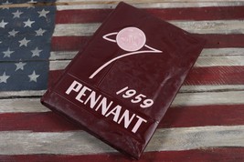 Vintage 1959 Pennant John Reagan High School Houston Texas Yearbook Volu... - $24.29