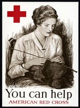 10859.Poster decoration.Home interior.Room Wall art design.Red Cross.U can help - $17.10+