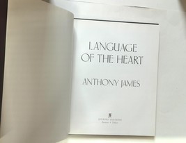 1994 Language of the Heart by  Anthony James - £22.17 GBP