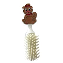 Vintage 80’s 90’s Teddy Bear Hair Brush Retro Cute Whimsical Kitsch Coll... - $8.79