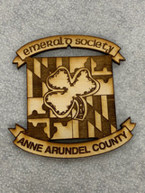 Anne Arundel County, MD Emerald Society Wood Crest Maryland - £9.35 GBP