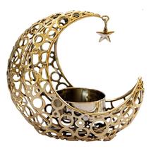 Moon Candlestick Candle Holder Wedding Tabletop Ornament Home Decoration - £15.18 GBP+