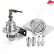 Type S Adjustable Fuel Pressure Regulator FPR Universal JDM Turbo Gauge ... - $31.78