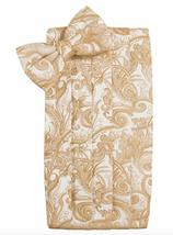 Tapestry Paisley Tuxedo Cummerbund and Bow Tie Set (Latte) - $83.30