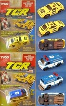 1991 TYCO TCR Total Control Racing Ford Mustang +Chevy VAN Slot less Car Carded! - £35.24 GBP