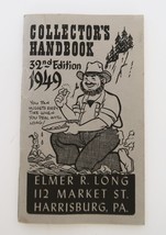 Vintage 1949 Elmer Long Stamp Collectors Handbook Philatelist Philately - £15.92 GBP