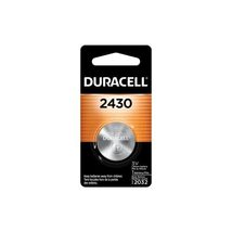 Duracell 2430 3V Lithium Battery, 1 Count Pack, Lithium Coin Battery for... - $7.04