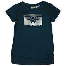 Wonder Woman I Am Fierce Girls T-Shirt Blue - £10.19 GBP