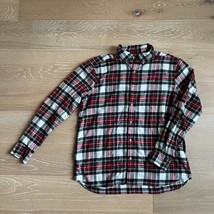 Vineyard Vines Men&#39;s Plaid Flannel Shirt Red Green XL - $49.99