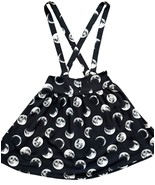 Hot Topic Dress Womens Small Moon Phase Suspender Skirt Celestial Goth B... - $18.53