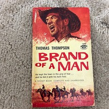 Brand Of A Man Western Paperback Book by Thomas Thompson Signet Books 1959 - £9.55 GBP