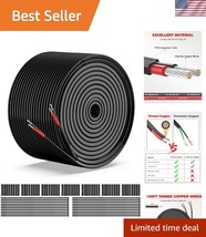 Heavy-Duty 16 Gauge Stranded Wire with Installation Accessories – 100FT ... - $63.50