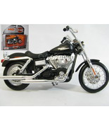 Harley Davidson 2006 Dyna Street Bob Matt Blk 1:18 Scale Maisto Motorcyc... - $27.96