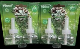 2X 2pk GLADE PINE WONDERLAND plugins refill EACH 0.67 oz SPECIAL LIMITED... - $32.50