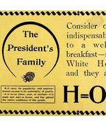 Hornby&#39;s Oatmeal Presidents Family 1894 Advertisement Victorian Cereal A... - €17,09 EUR