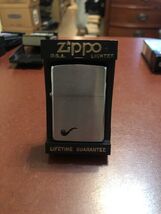 1998 Zippo Pipe Lighter Silver Tone In Case Bradford PA USA - $45.00