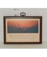 Vintage Hallmark “Finish Each day and be done with it” Wall Hanging Plaque - $20.30 CAD