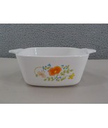 Vintage Corning Ware P-43-B WILDFLOWER 700 ml Petite Casserole Dish No L... - £7.92 GBP