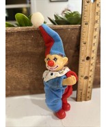 Plastic Fabric Gripping Clown Vintage - See Photos &amp; Description - 5.5” ... - $9.90