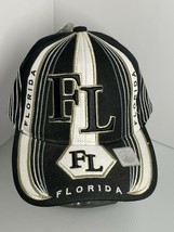 New W/Tag Florida hat baseball cap City Hunter Strap Back Black White Go... - £11.02 GBP