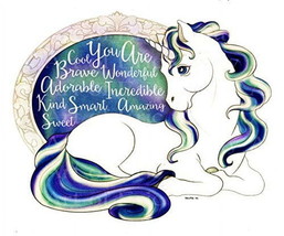 Whimsical Practicality&#39;s Unicorn Birthday Edible Icing Image for 1/4 she... - $266.44 MXN