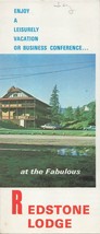 Vintage 1960&#39;s Redstone Lodge Colorado Travel Brochure - £11.62 GBP