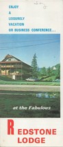 Vintage 1960&#39;s Redstone Lodge Colorado Travel Brochure - £11.09 GBP