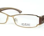 X-iDE AVALON C.2 Laiton / Marron Lunettes Métal Cadre 52-15-140mm Italie - $176.33