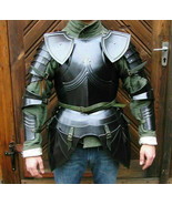 Medieval Knight Gothic Half Armor Suit Handcrafted metal wearable Chest costume - $345.63