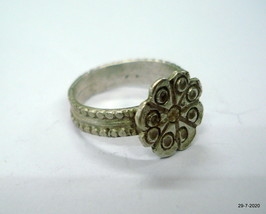 vintage antique ethnic tribal old silver ring traditional handmade jewel... - £53.02 GBP
