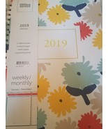 Office Depot 2019 planner weekly/monthly - $12.12 CAD