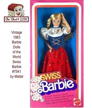 Dolls of the World SWISS Barbie 7541 by Mattel 1983 Vintage DOTW Barbie ... - £31.93 GBP