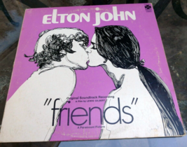 Elton John, Original Vinyl Lp, Friends Soundtrack, 1971 Elton John Vg Paramount - $14.92