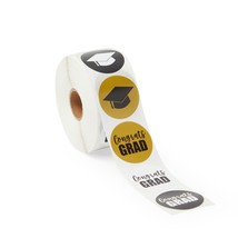 1000X Graduation Stickers Labels For Invitations, Party Favor, 1.5 Inch ... - $23.99
