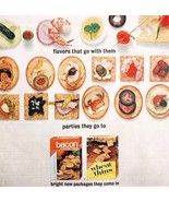 1963 Nabisco Wheat Thins Crackers Bacon Flavor Advertisement Snacks DWII13 - $41.12 CAD