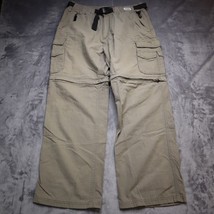 BC Clothing Pants Mens Mx30 Khaki Convertible Zip Off Casual Outdoors Be... - $20.78