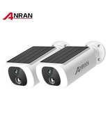 ANRAN 2/3/4 PCS Outdoor Wireless WIFI Camera 2.4G 3MP Battery Solar Secu... - $251.12 CAD